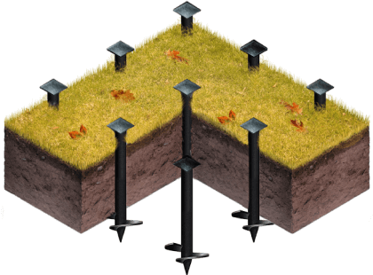 Винтовые металлические сваи