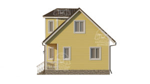 каркасный дом 7x6 Псков