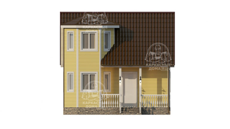 каркасный дом Авантюрин под ключ