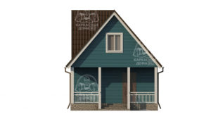 каркасный дом Автомалит 8x6 Псков