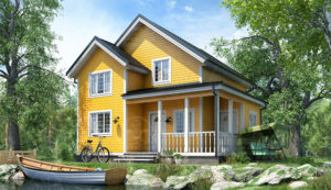 Каркасный дом 8,5x8 Аметист