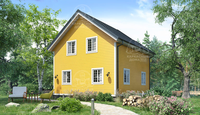 проект каркасного дома Аметист Псков