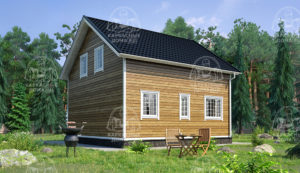 проект каркасного дома Алмаз Псков