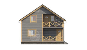 проект каркасного дома Алмаз Псков