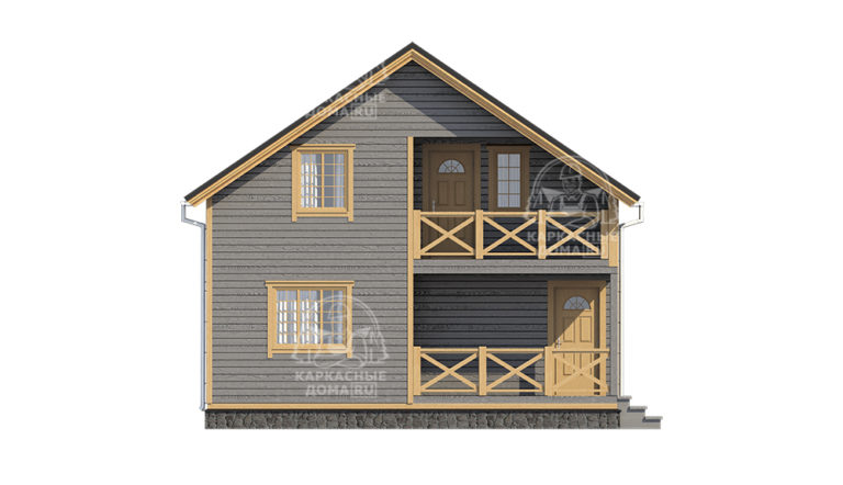 проект каркасного дома Алмаз Псков