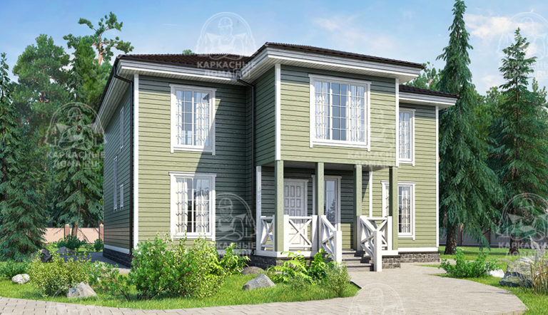 каркасный дом 15,5x11 Псков