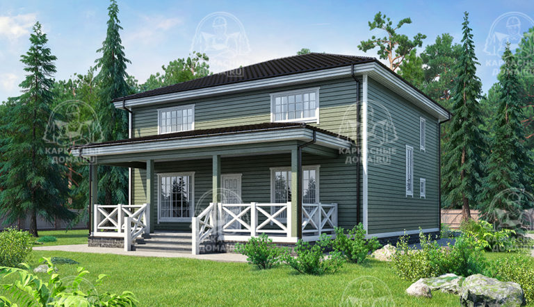 проект каркасного дома Агат Псков