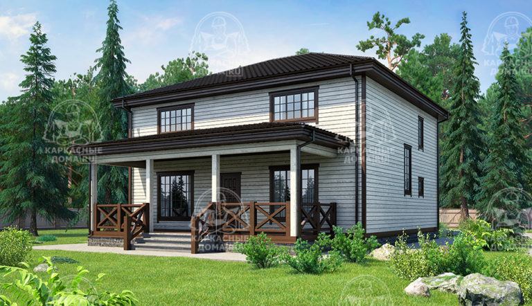 каркасный дом Агат под ключ