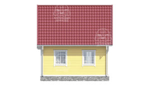 каркасный дом 7,5x6 Псков