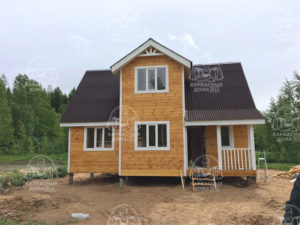 каркасный дом 10,5 на 7,5 Псков