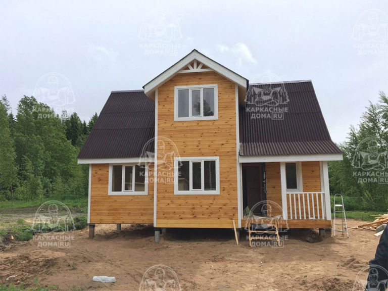 каркасный дом 10,5 на 7,5 Псков