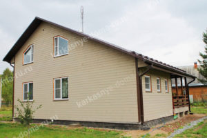 проект каркасного дома Сердолик Псков