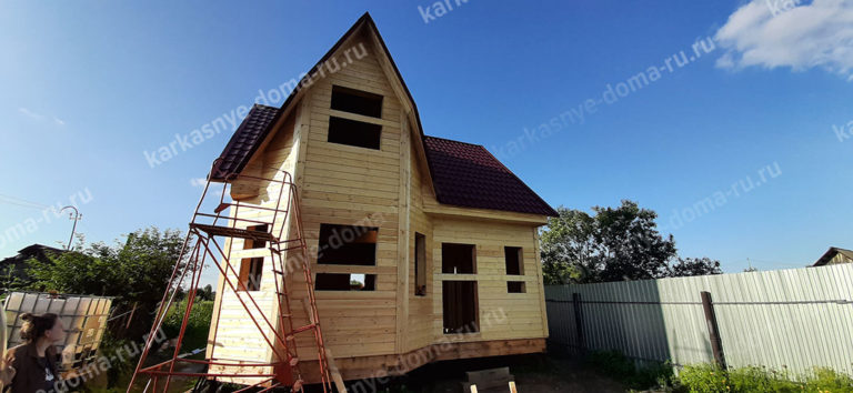 каркасный дом 7x7 Псков