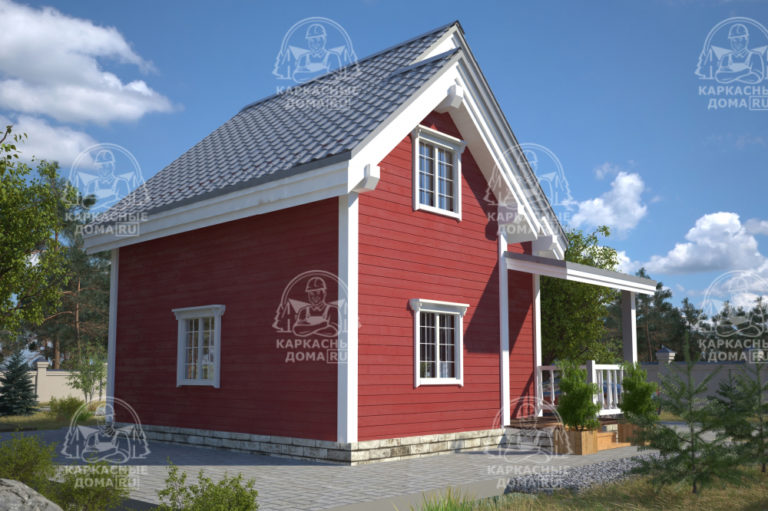 каркасный дом 8x7 Тааффеит Псков