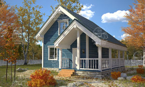 Каркасный дом 7x6 Титанит