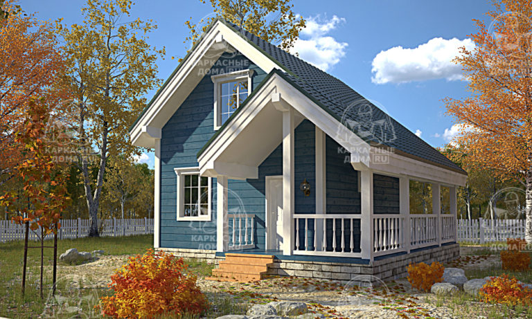 Каркасный дом 7x6 Титанит