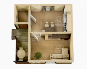 каркасный дом 6x6 Аметрин Псков