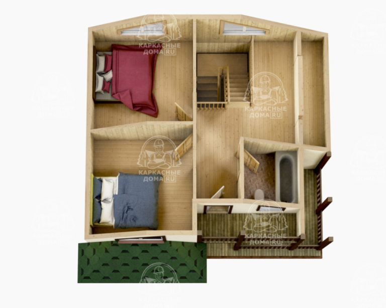 проект каркасного дома Гелиодор Псков