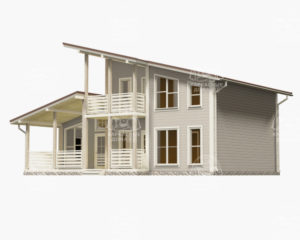 каркасный дом 12x10 Эльбаит Псков