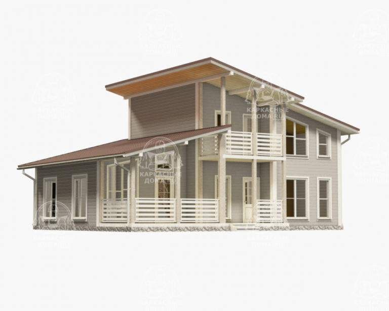 проект каркасного дома Эльбаит 12x10 Псков