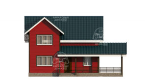 каркасный дом 12 на 8 Псков