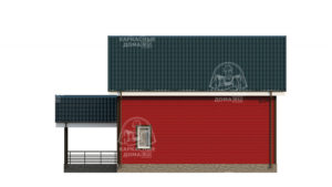 проект каркасного дома Александрин Псков