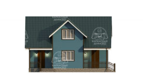 каркасный дом 10,5 на 7,5 Псков