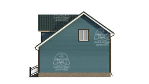 проект каркасного дома Коралл Псков