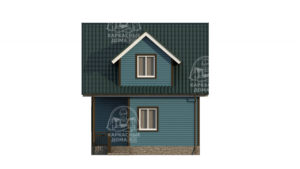 каркасный дом 6x8 под ключ