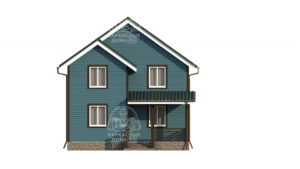 каркасный дом Бриллиант 7x7,5 Псков