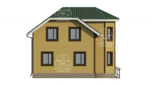 каркасный дом Турмалин 9x8 под ключ