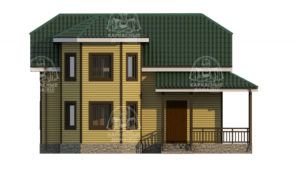 проект каркасного дома Турмалин Псков