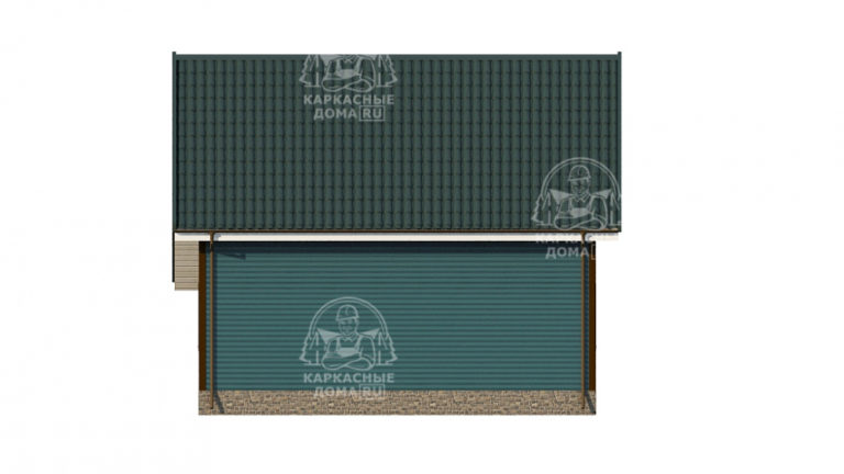 проект каркасного дома Сердолик Псков