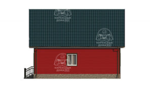 каркасный дом 7,5x9 под ключ