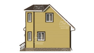 каркасный дом Джиразоль 7x7 Псков