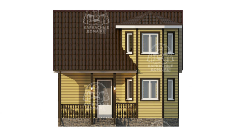 каркасный дом Джиразоль под ключ