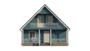 каркасный дом Цитрин 7,5x8 Псков