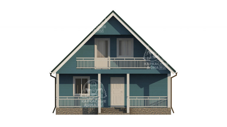 каркасный дом Цитрин 7,5x8 Псков