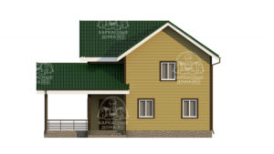 каркасный дом 11x8 Псков