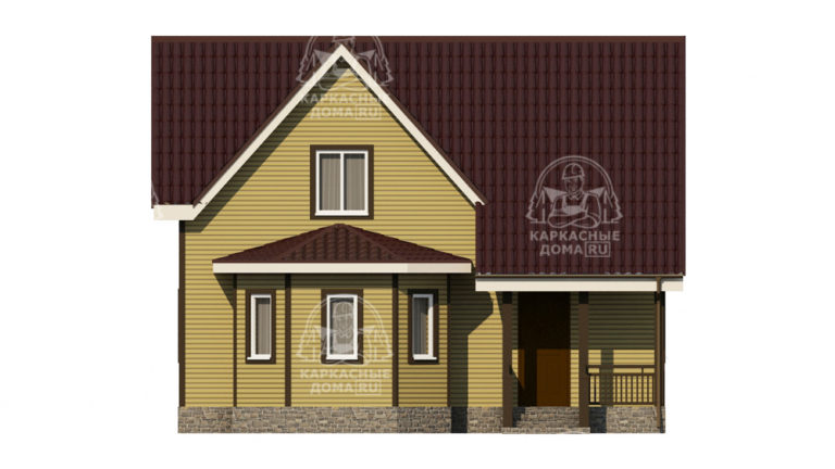 каркасный дом Сардоникс 9x8 Псков