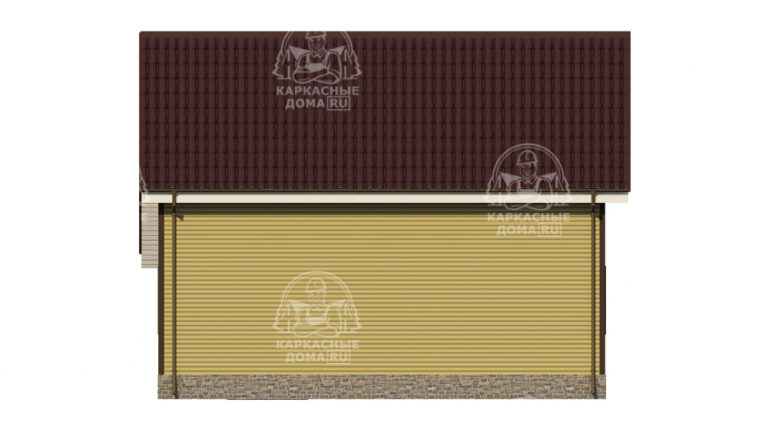 каркасный дом Сардоникс 9x8 под ключ