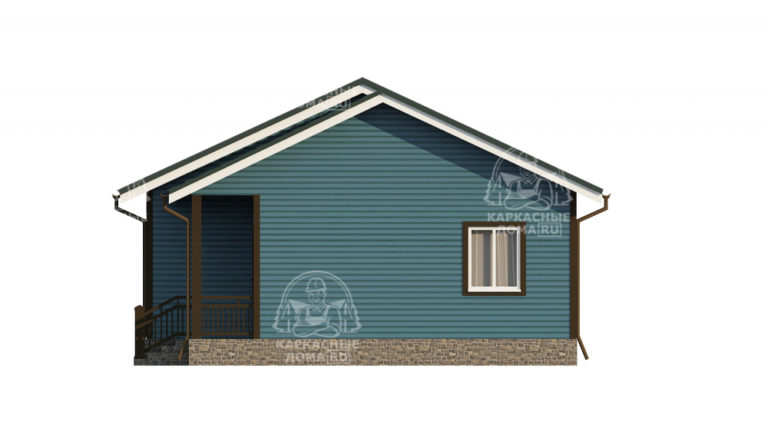 каркасный дом Аксинит 9x8 Псков