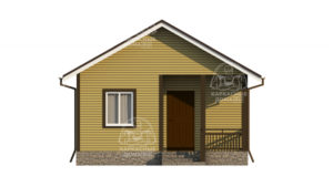 каркасный дом 7,5x6 Везувиан Псков