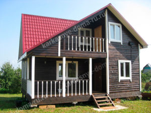 проект каркасного дома Корунд Псков