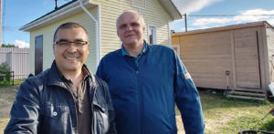 Построили небольшой одноэтажный дом