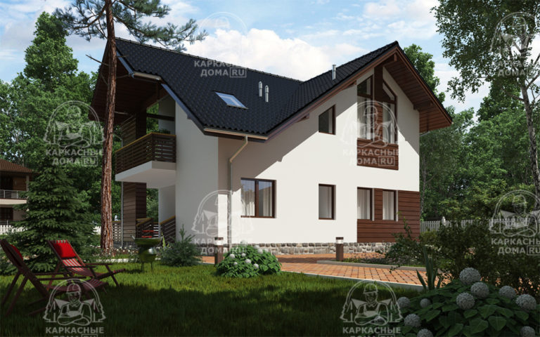 каркасный дом 12,9x10,4 Псков