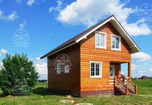 проект каркасного дома Обсидиан Псков