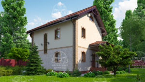 проект каркасного дома Актинолит Псков