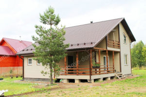 каркасный дом 9,5x8 Псков