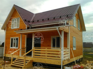 каркасный дом 12 на 8 Псков